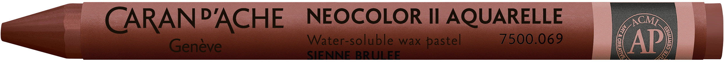 Caran d-Ache Caran d'Ache Neocolor II Wachspastellkreide gebrannte Siena Ø 10 × 105 mm wasservermalbar
