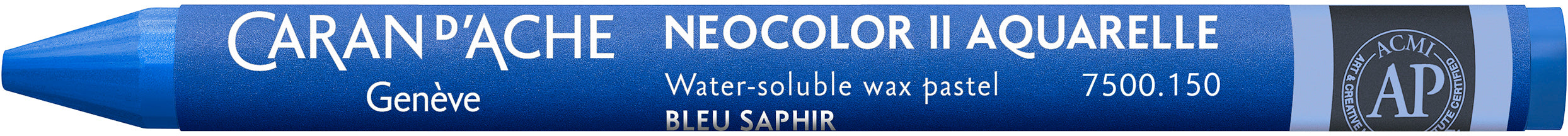 Caran d-Ache Caran d’Ache Neocolor II Wachsmalkreide – Saphirblau, wasservermalbar
