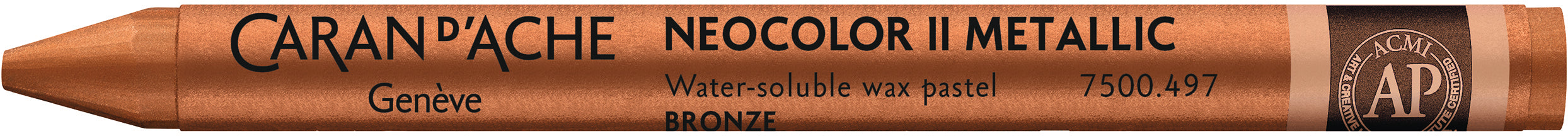 Caran d-Ache Caran d’Ache Neocolor II Wachsmalkreide – bronze, wasservermalbar