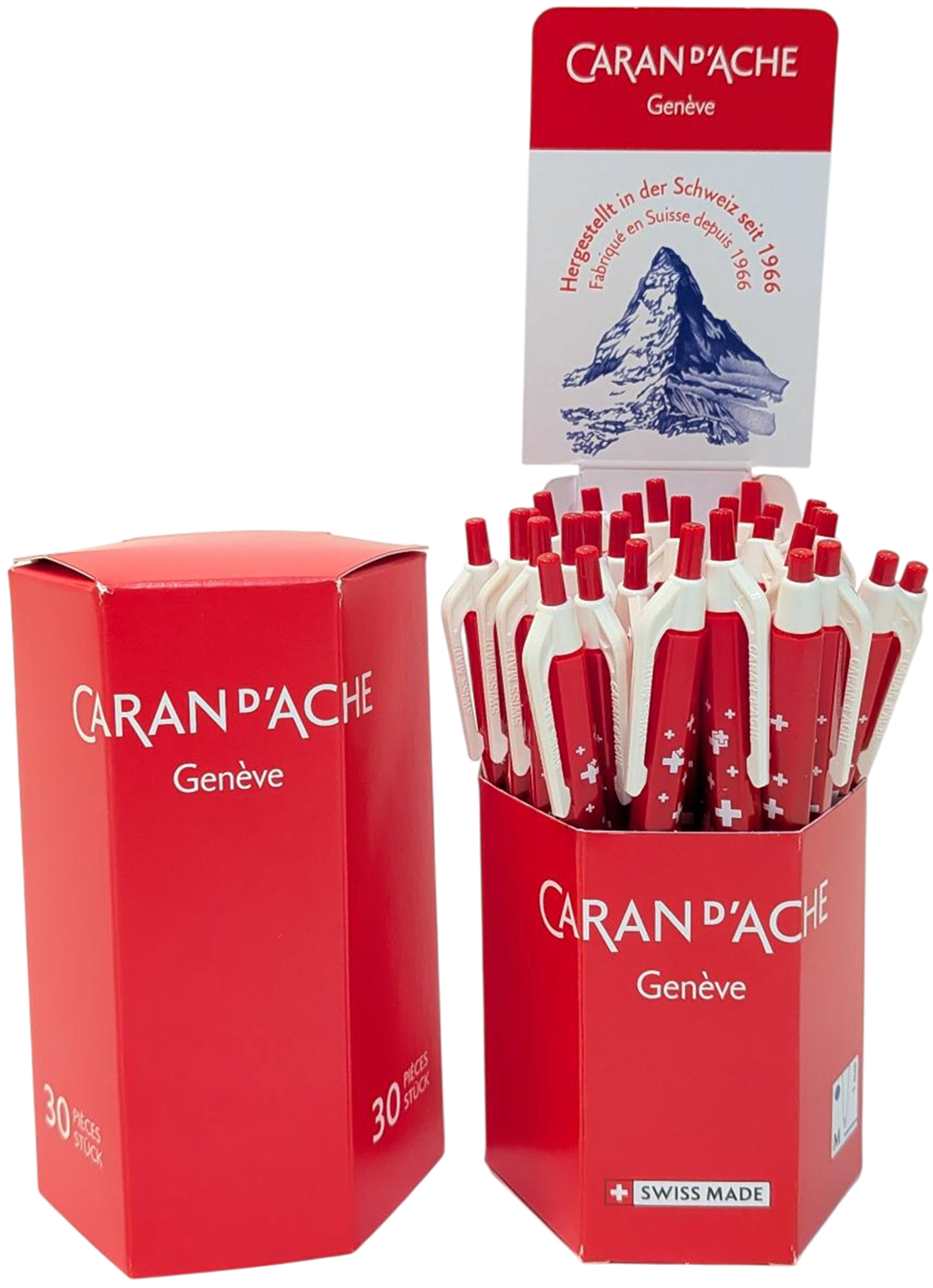 Caran d-Ache Caran d'Ache 825 Swiss Edition Kugelschreiber – 30er Pack