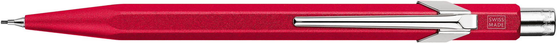 Caran d-Ache 849 Colormat-X Druckbleistift – Aluminium – Rot