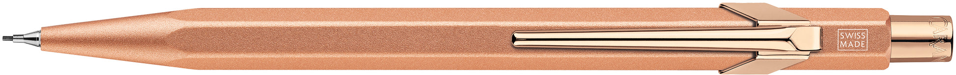 Caran d-Ache 849 Premium Brut Rosé Druckbleistift – 0,7 mm – Aluminium – Roségold