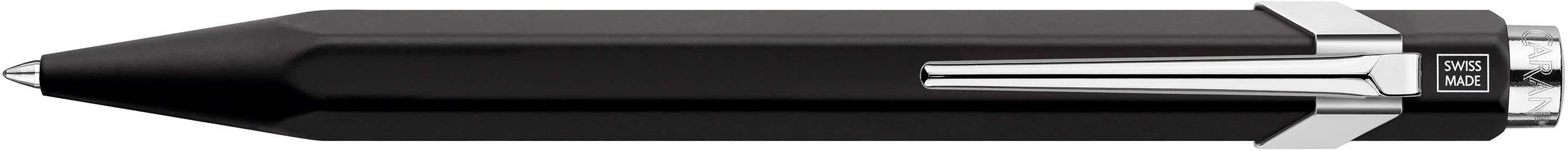 Caran d-Ache Caran d’Ache 849 – Tintenroller, 0,7 mm, Schwarz, Druckmechanik, Aluminium