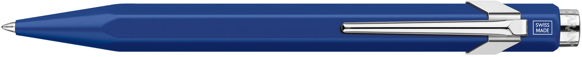 Caran d-Ache Caran d’Ache 849 – Tintenroller, 0,7 mm, Schwarz, Druckmechanik, Aluminium, Blau