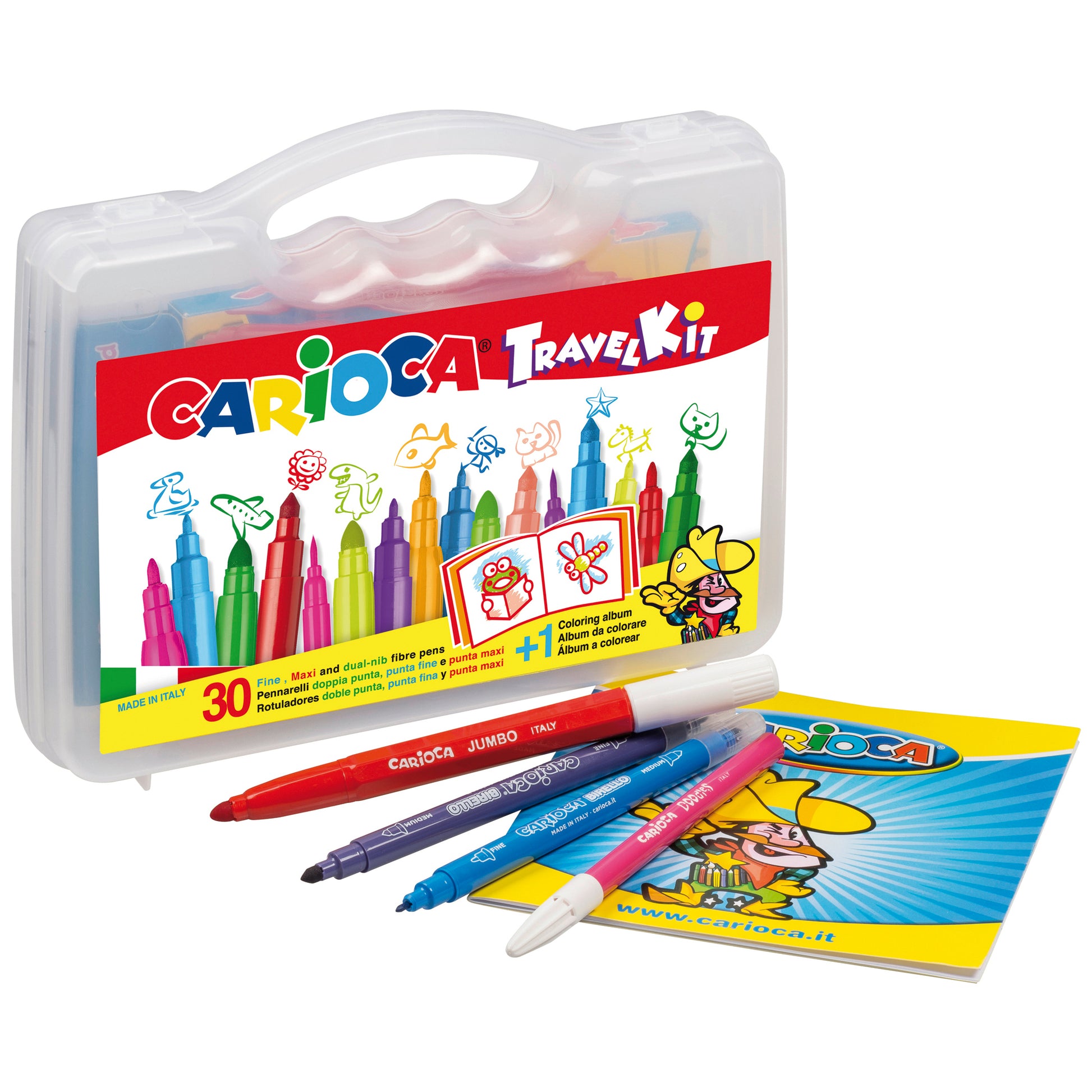 Carioca Travel Kit Filzstifte – 31-teiliges Set