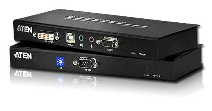 ATEN DVI-D KVM-Extender über Cat5e/6, bis 60 m, 1920 × 1200, Sender/Empfänger, RS-232