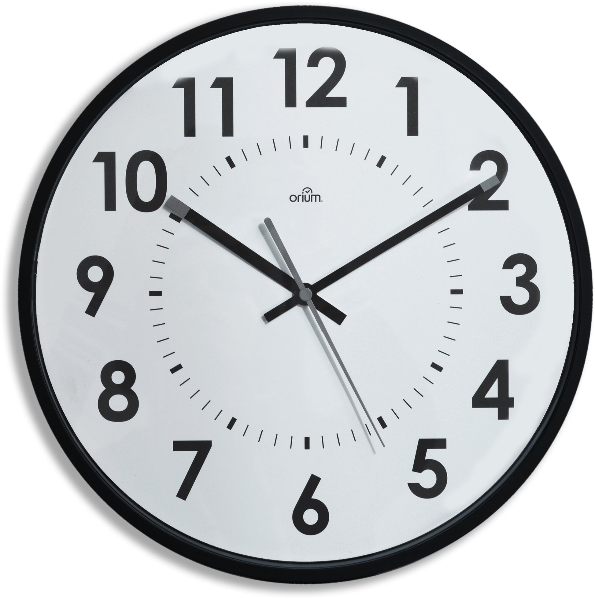 CEP Orium Wanduhr – Analog, lautlos, Ø 31,0 cm, schwarz