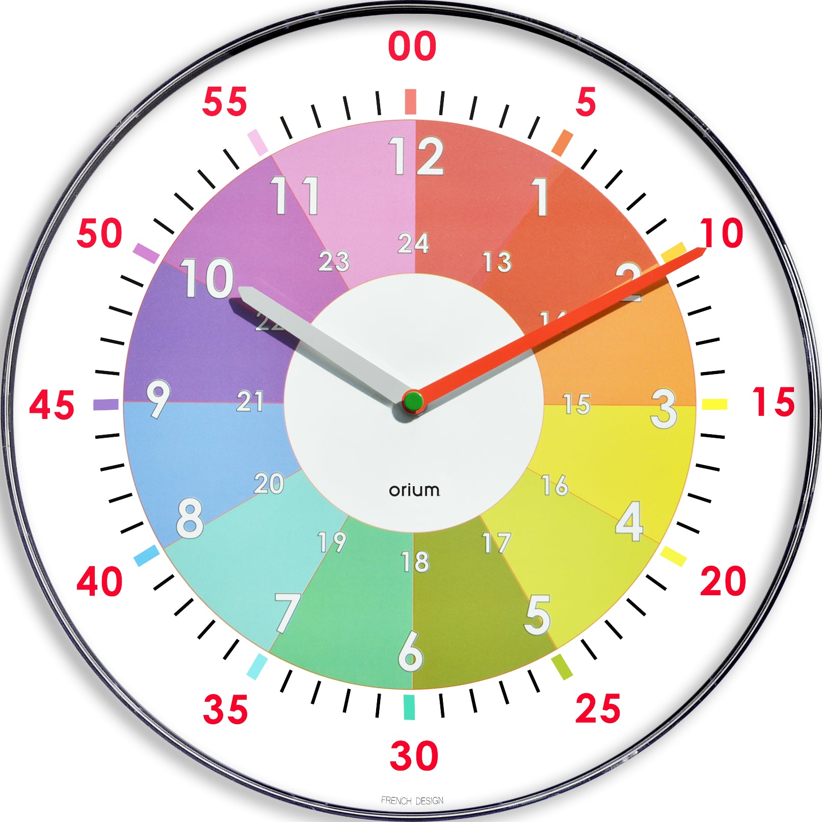 CEP Orium Practice Wanduhr – Analog, Ø 30 cm, Kunststoff