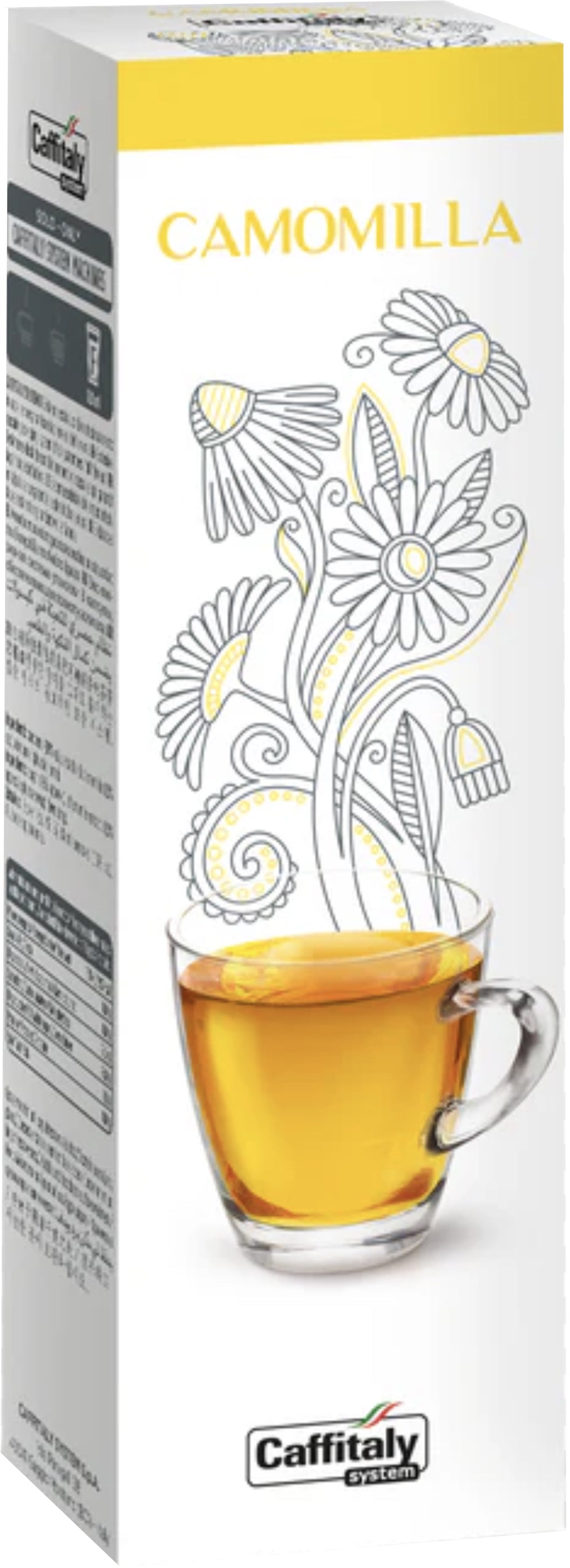 Chicco d'oro Kräutertee Kamille – Tee-Kapseln 10 Kapseln – für Caffitaly