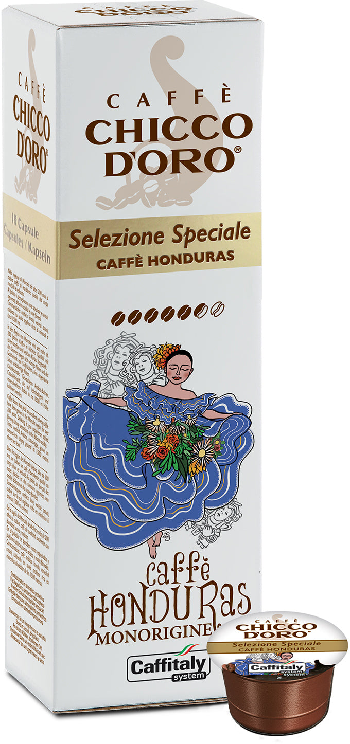 Chicco d'Oro Caffé Honduras – Kapseln für Caffitaly – Intensität 6, 10 Kapseln