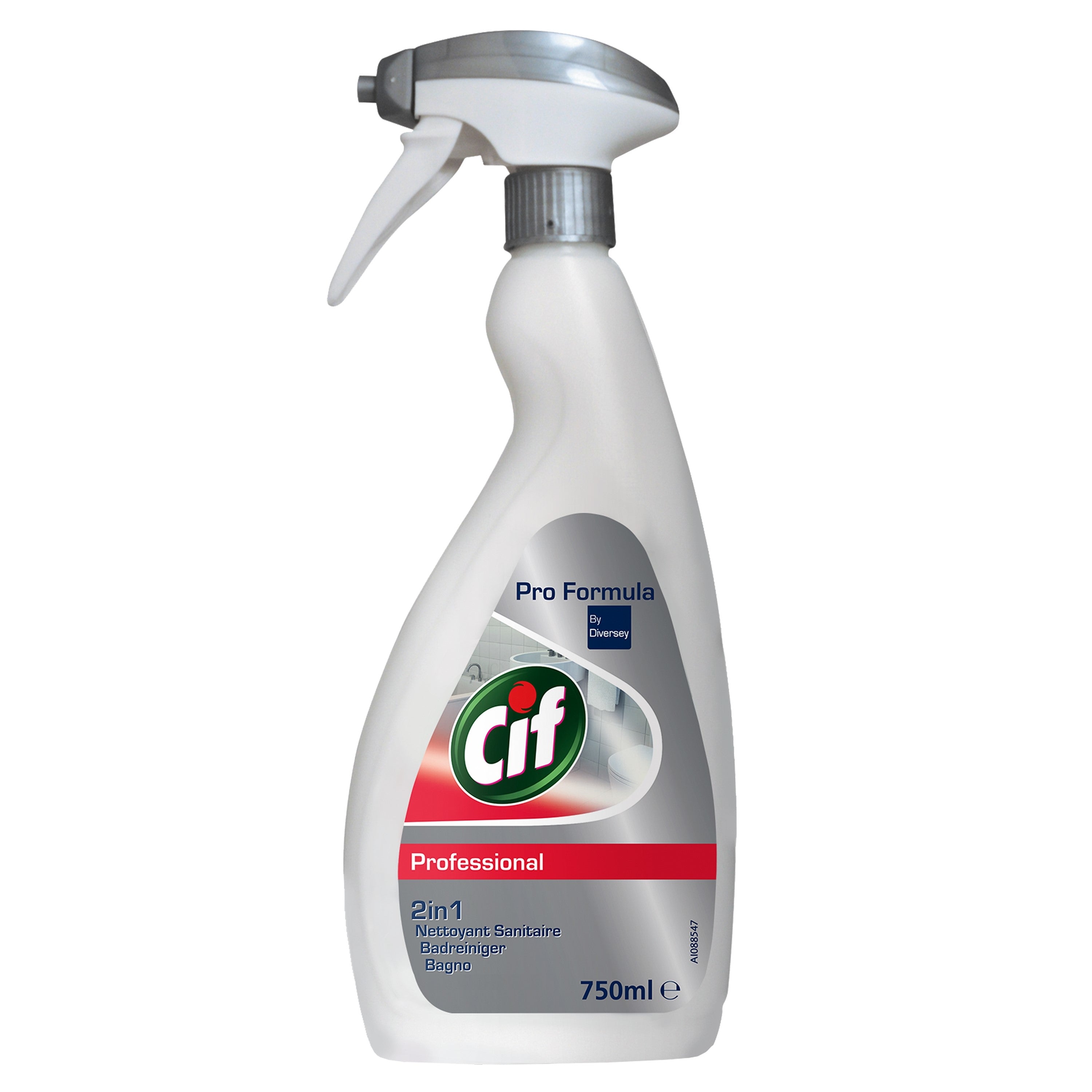 Cif citron Cif Professional 2-in-1 Bad-/Kalkreiniger für Badewanne, Dusche, Waschbecken – Flüssigkeit