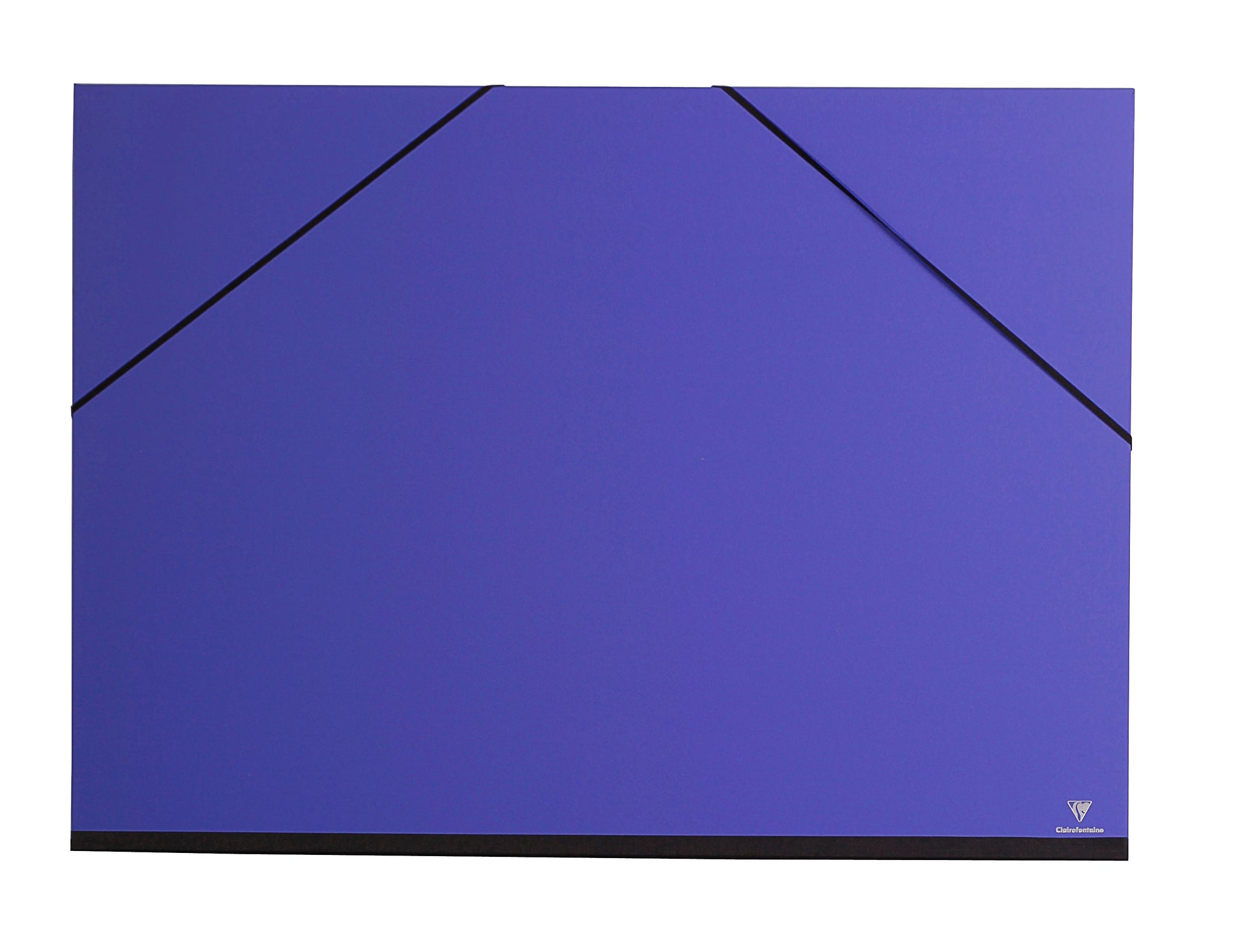 Clairefontaine Zeichenmappe 144402C, für 52,2×72 cm, Gummizug – Indigo