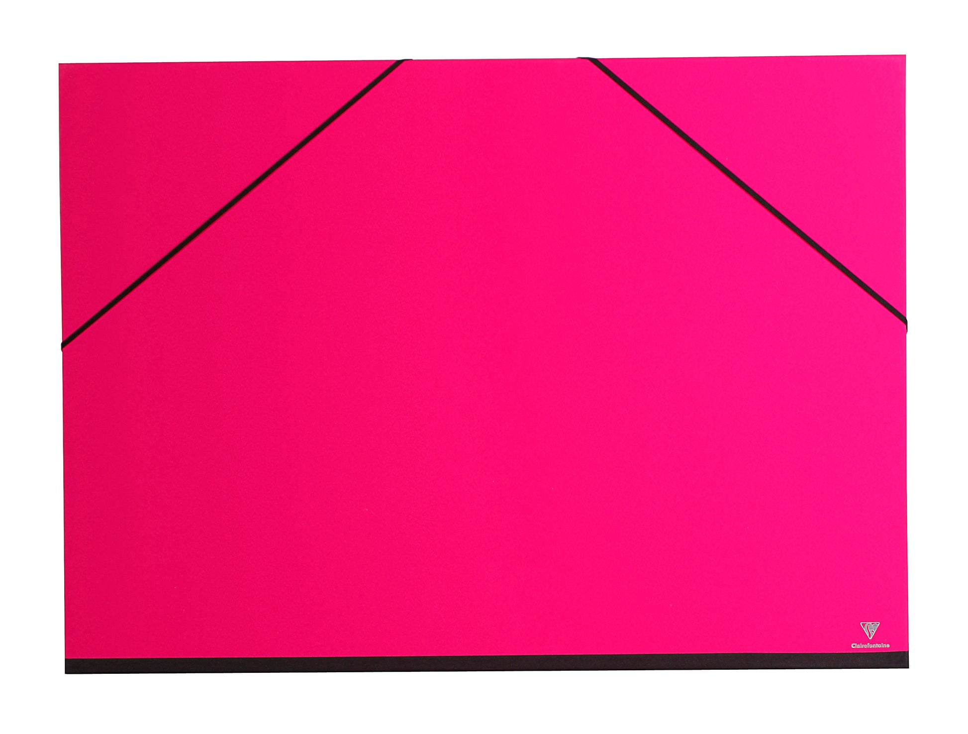 Clairefontaine Zeichenmappe A3+ – Gummiband, Blau, Füllhöhe 10 mm