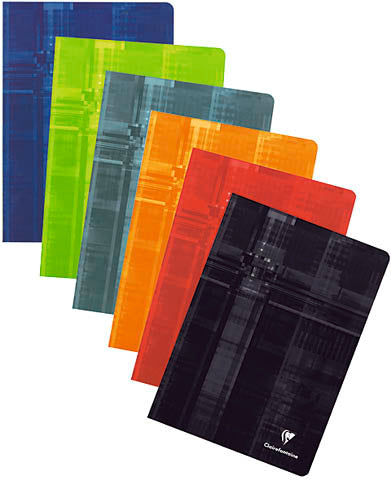 Clairefontaine Notizheft – A4 – blanko – 40 Blatt – 90 g/m² – mehrfarbig
