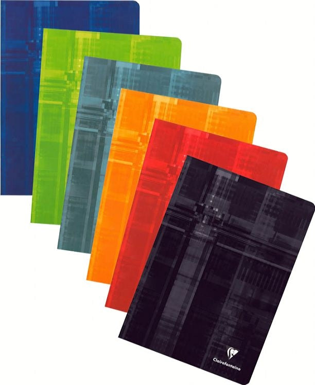 Clairefontaine Schulheft – A4 – kariert 5 mm – 40 Blatt – mehrfarbig