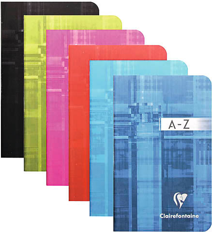 Clairefontaine Notizheft – 90 × 143 mm – 48 Blatt – 90 g/m² – laminierter Deckel, mehrfarbig