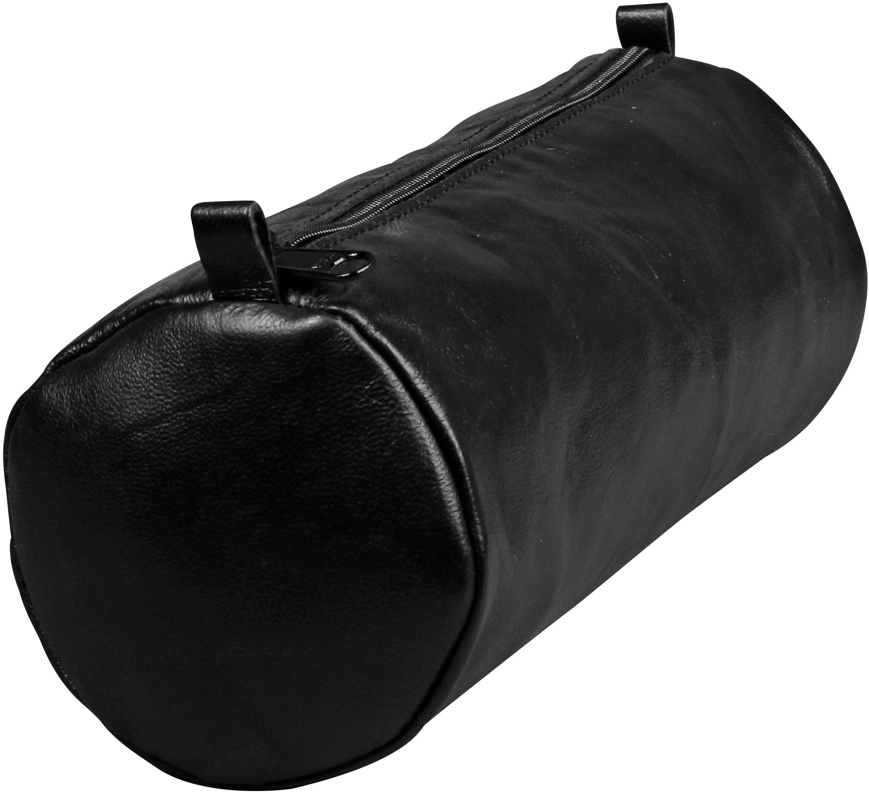 Clairefontaine Age Bag – Schlamperetui, Schwarz, Leder, 22 × 8 cm
