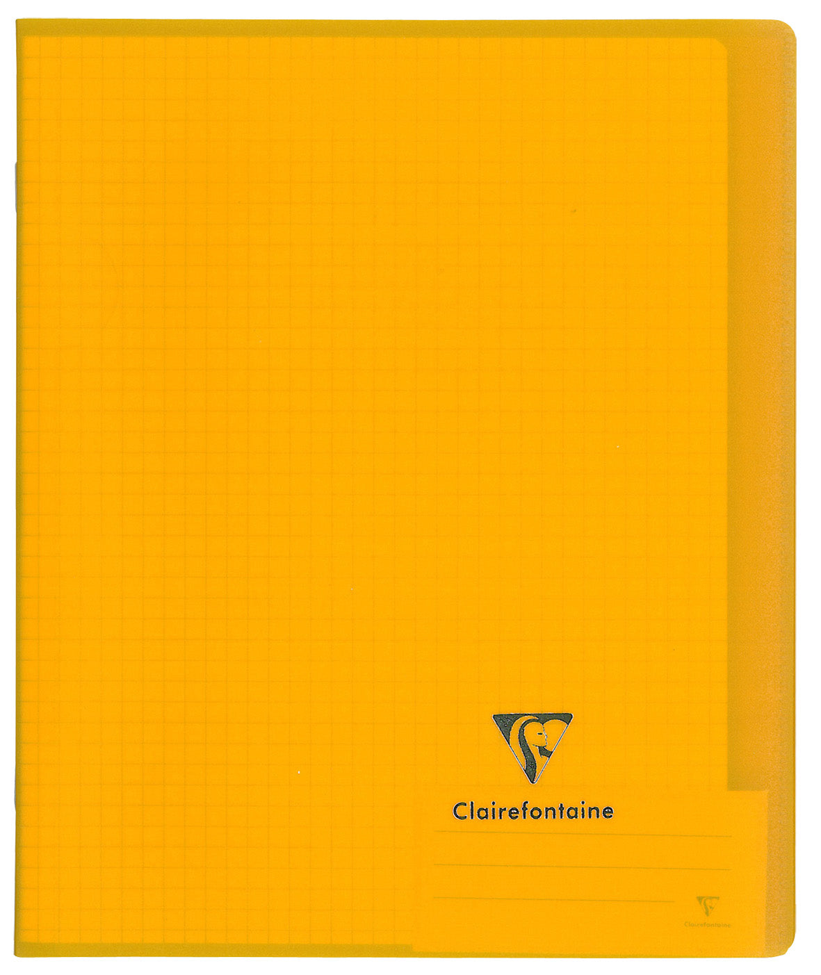 Clairefontaine Koverbook Notizbuch – 225 × 183 mm – kariert 4 mm – 48 Blatt – Haftetikette, 2 Innentaschen