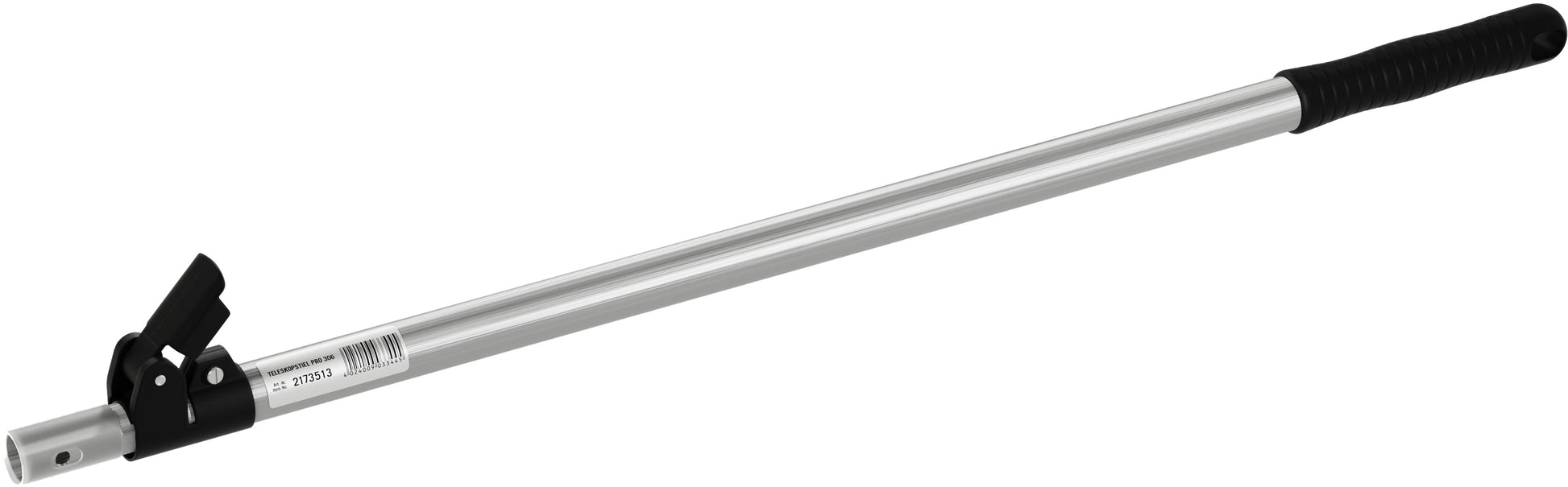 Clean and clever Wischerstiel PRO 306 – 80–145 cm – eloxiertes Aluminium