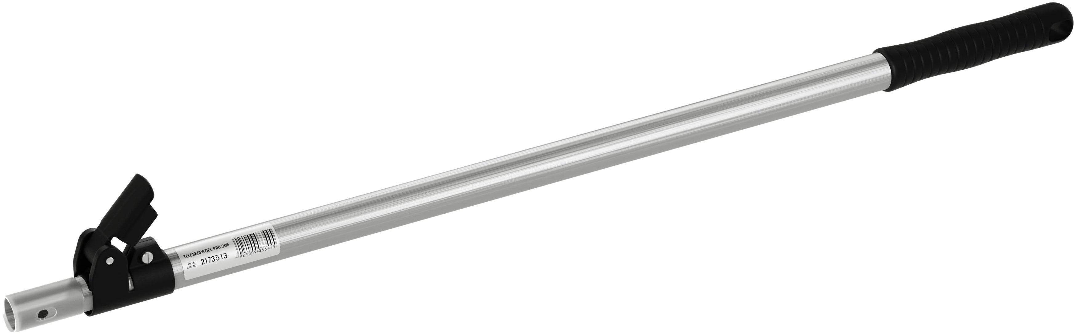 Clean and clever Wischerstiel PRO 306 – 80–145 cm – eloxiertes Aluminium