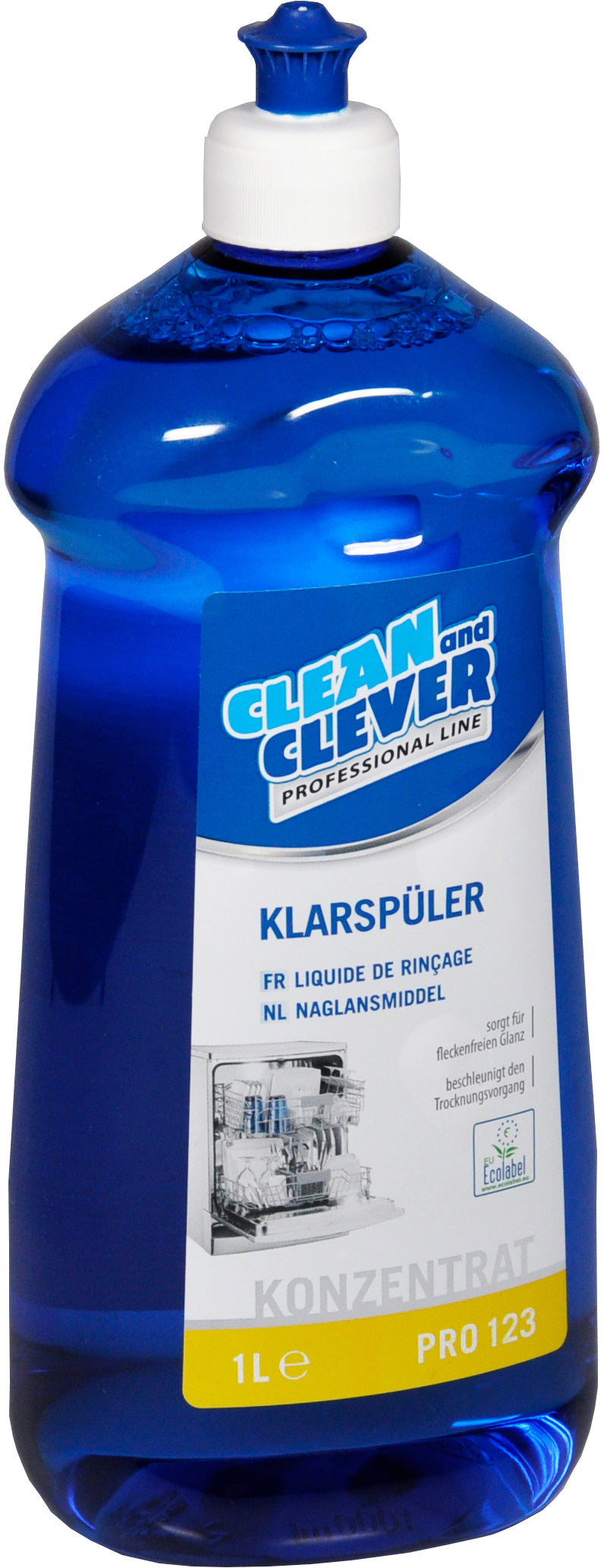 Clean and clever Klarspüler PRO 123 – 1 l