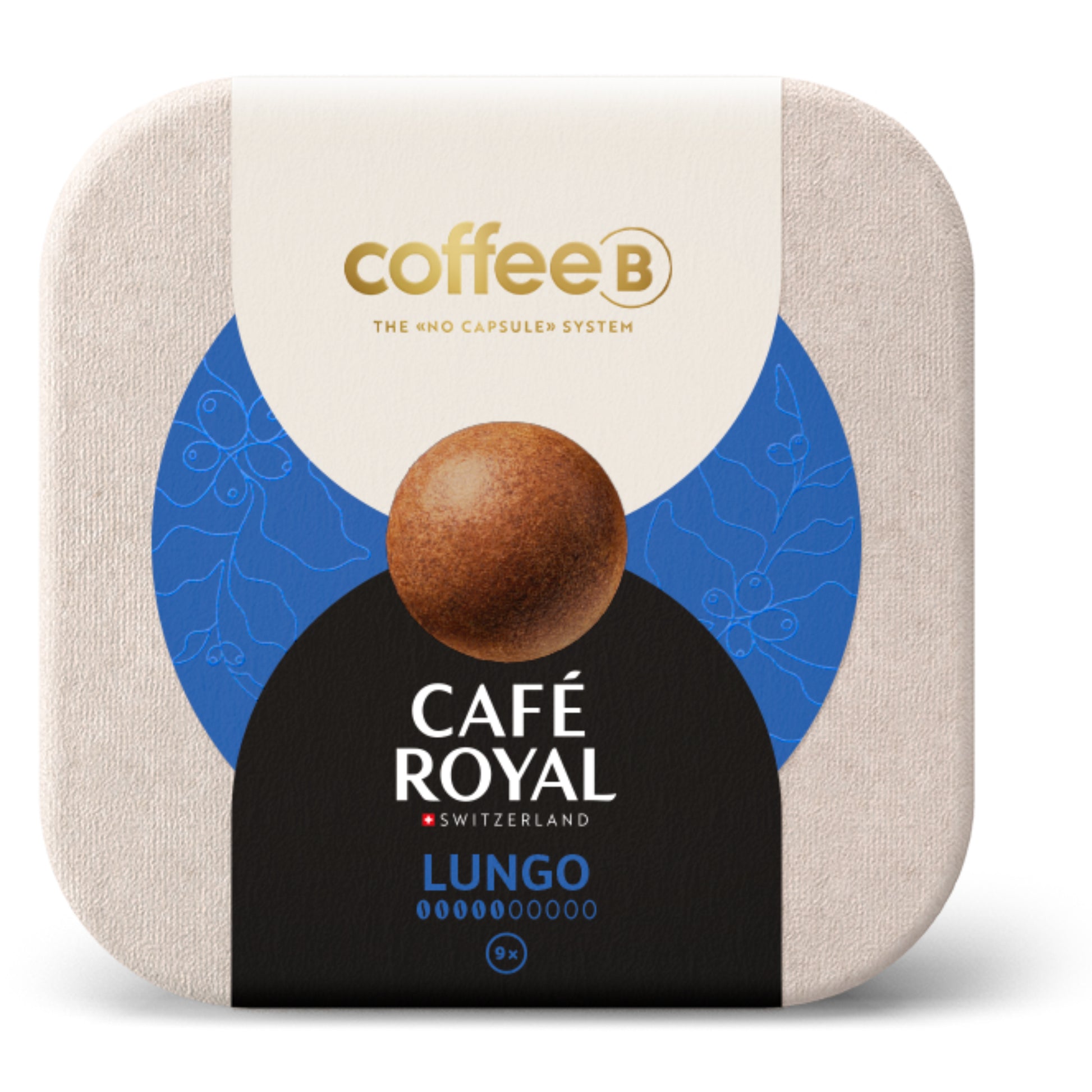COFFEEB Lungo – Kapseln – 100% Arabica, 82 g, 9 Stk.