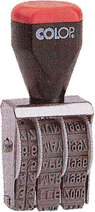 Colop D 05000/D – Traditioneller Datumstempel, Schrifthöhe 5 mm