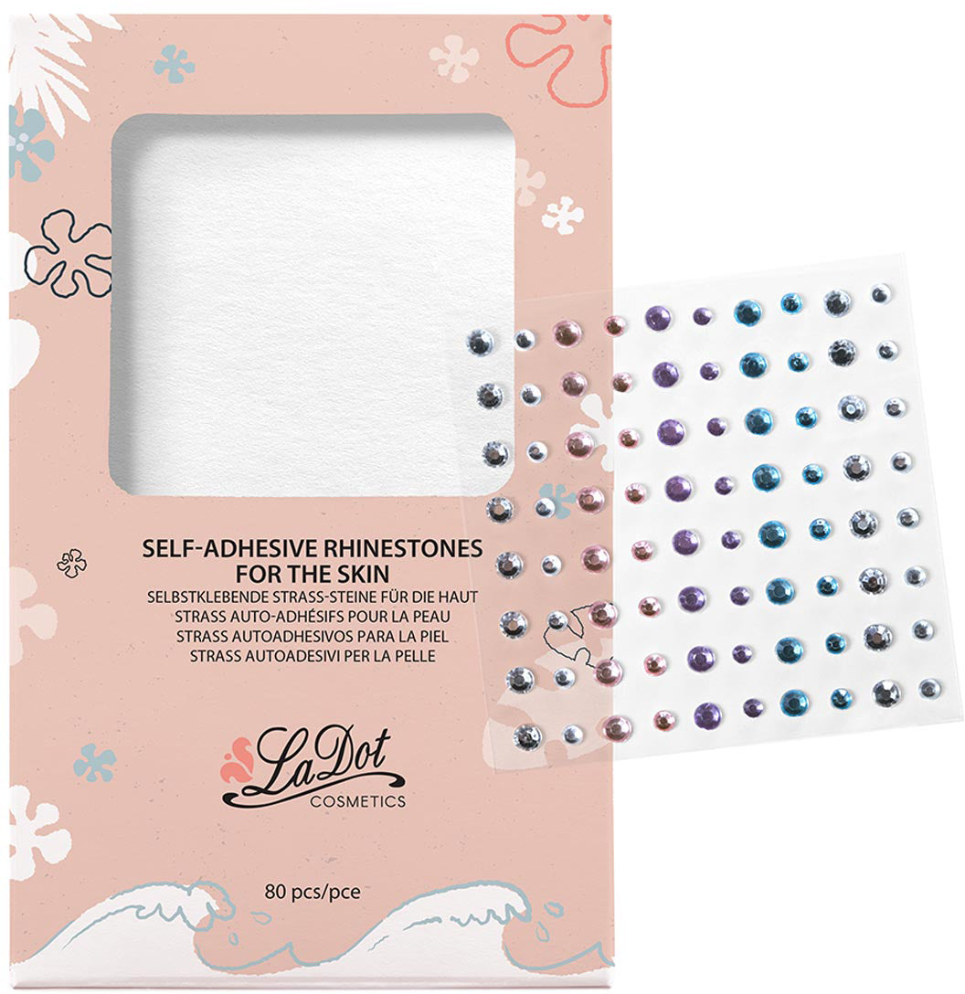 Colop LaDot Strass-Steine, mehrfarbig, 92 × 148 × 16 mm, 80 Stk