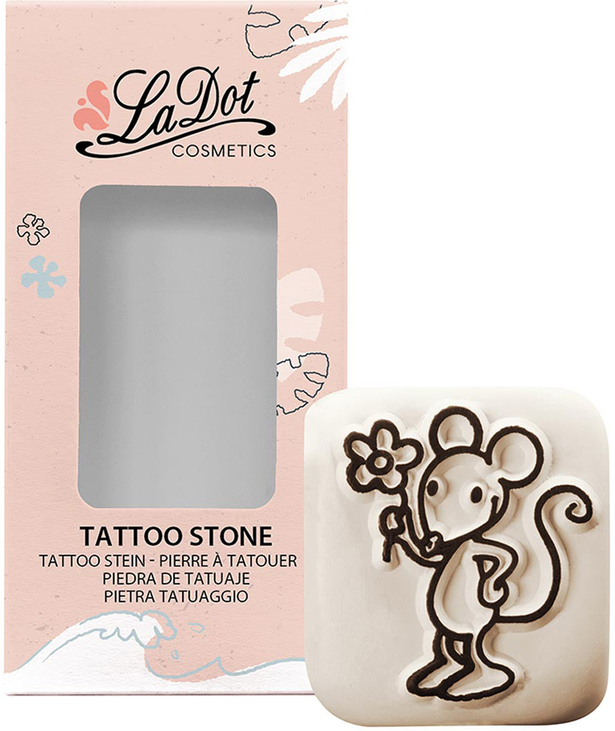 Colop Stempel – LaDot Tattoo Maus – gross – 96 × 47 × 23 mm – für Haut