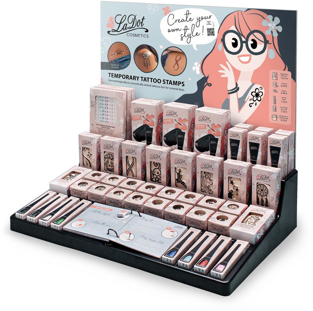 Colop Thekendisplay – befüllt, inkl. Booklet – 400×320×495 mm – 158543