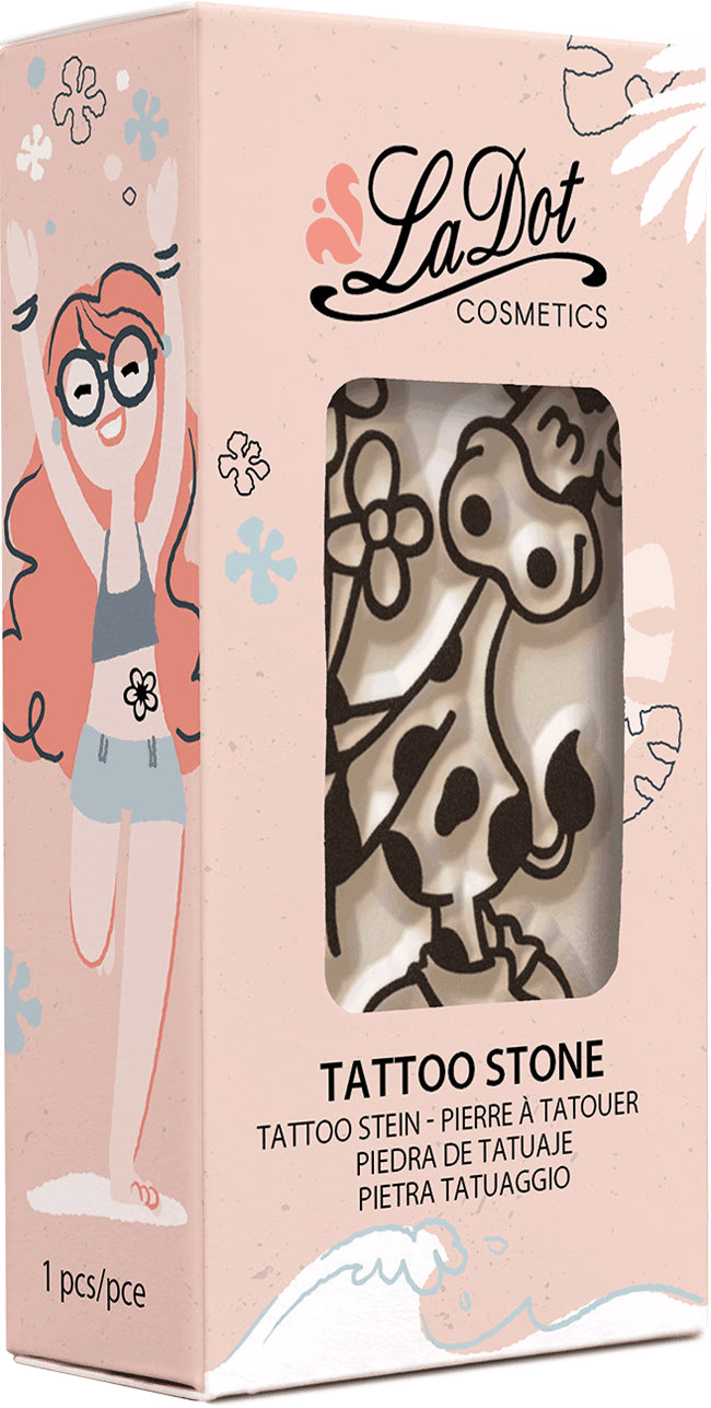 Colop Stempel – LaDot Kids Stein Kuh – Stein – Mittel – für LaDot Body-Tinte