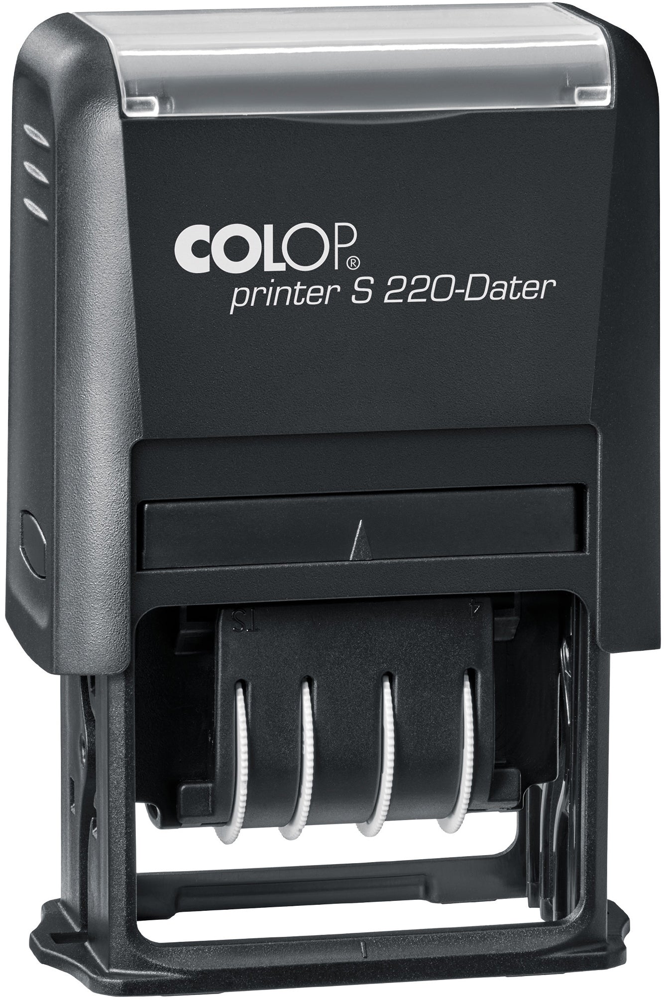 Colop Printer S220 – Selbstfärbender Datumstempel, Schrifthöhe 4 mm – schwarz