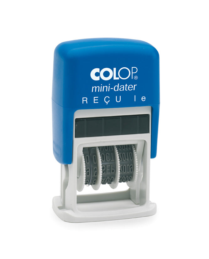 Colop Recu le S160L1/F – Selbstfärbender Datumstempel, Schrifthöhe 4 mm