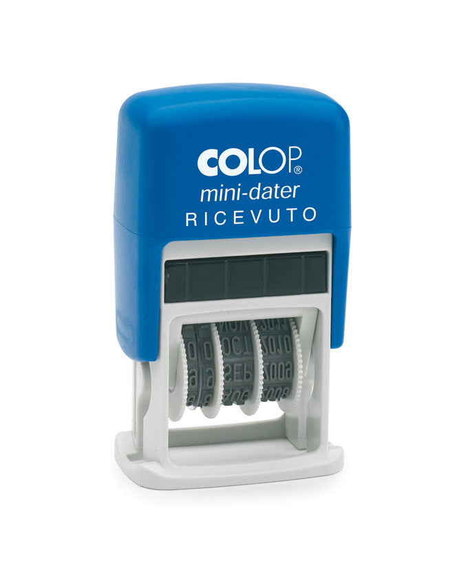 Colop Ricevuto I S160L2/1 – Selbstfärbender Datumstempel, 4 mm Schrifthöhe