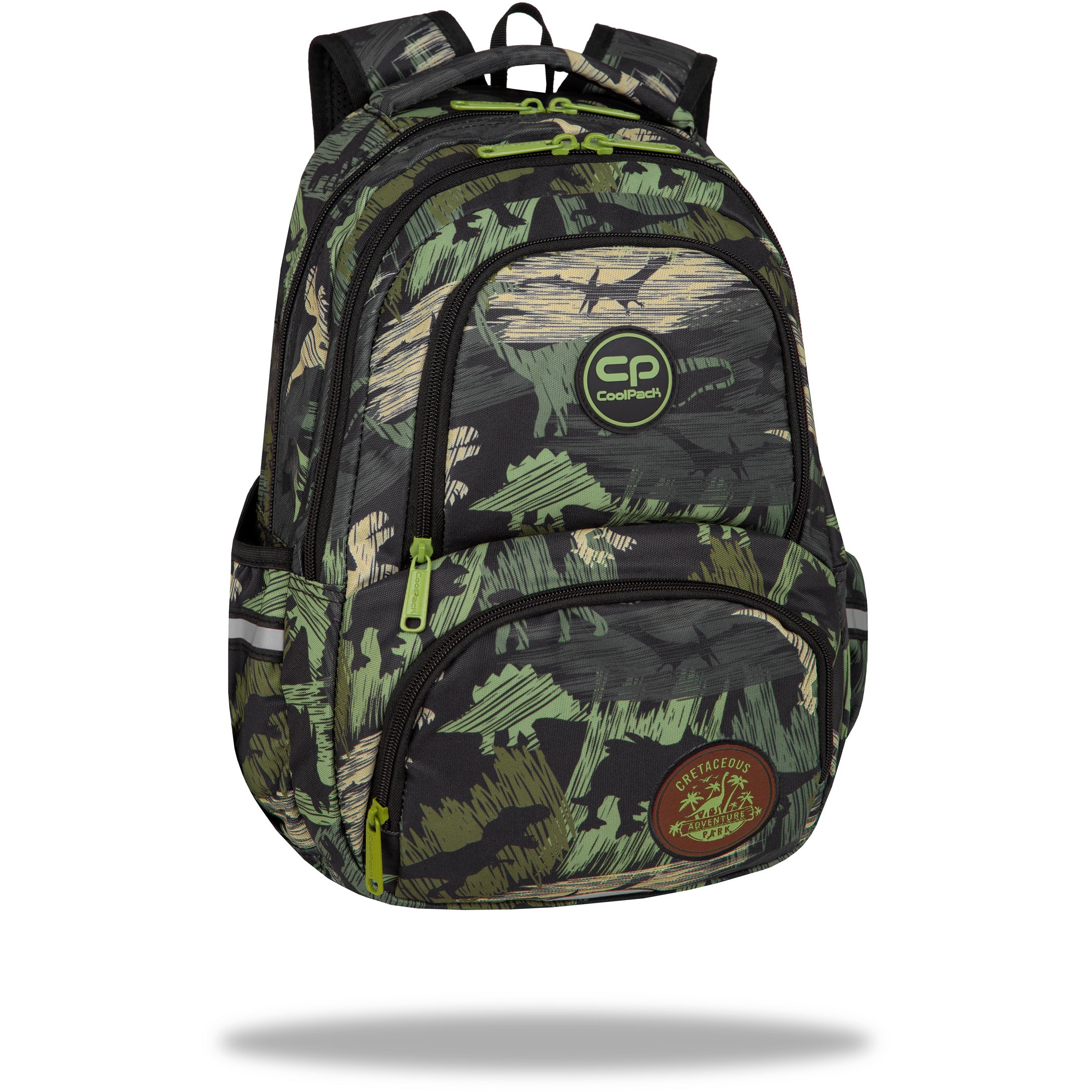 Coolpack Schulrucksack Spiner – 24 l, mit isolierter Fronttasche – Adventure Park, 350 × 440 × 55 mm