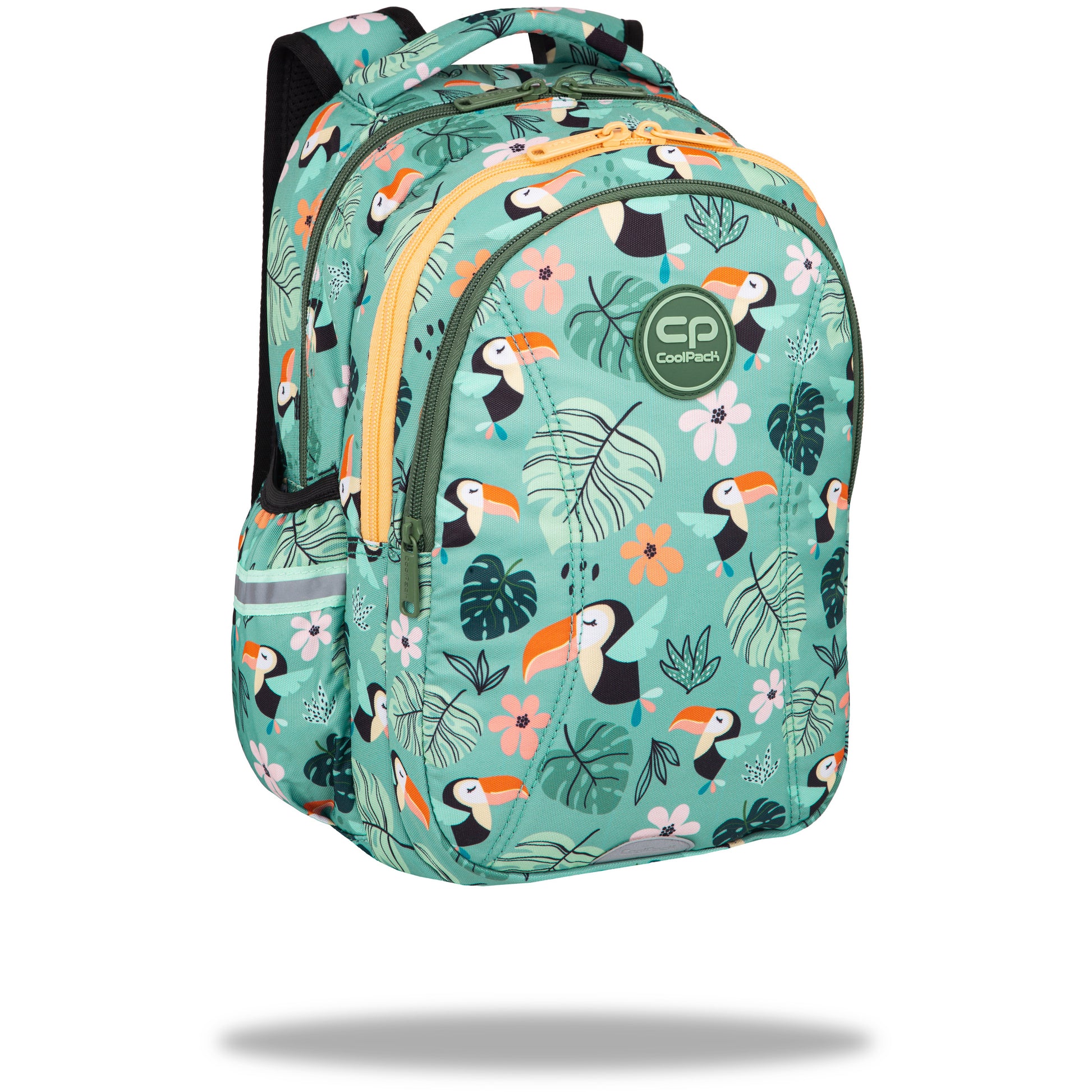 Coolpack Schulrucksack Joy – 21 l, mit Organizer – Toucans, 340 × 420 × 50 mm