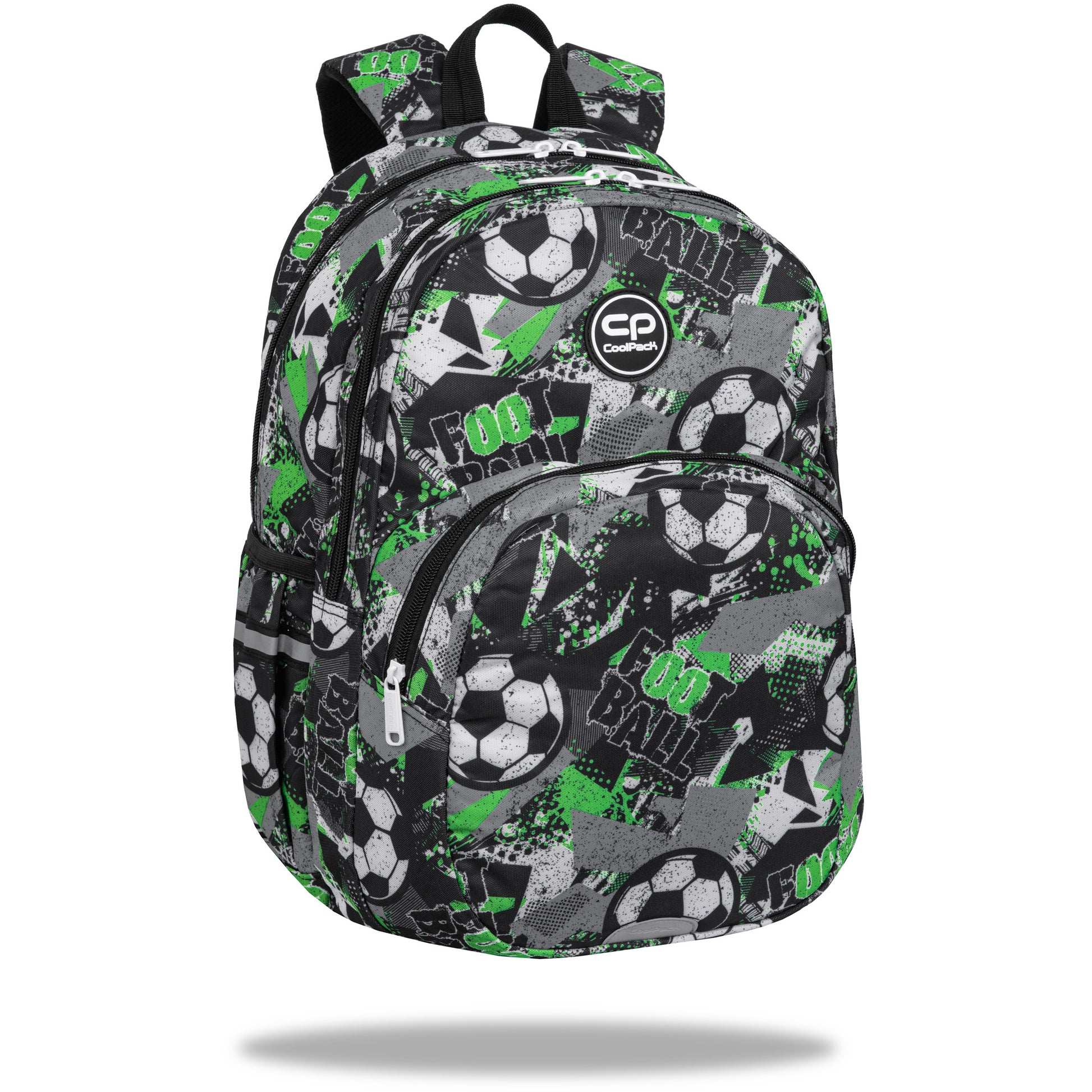 Coolpack Schulrucksack Rider – 27 l, mit Organizer – Lets Gol, 380 × 460 × 60 mm