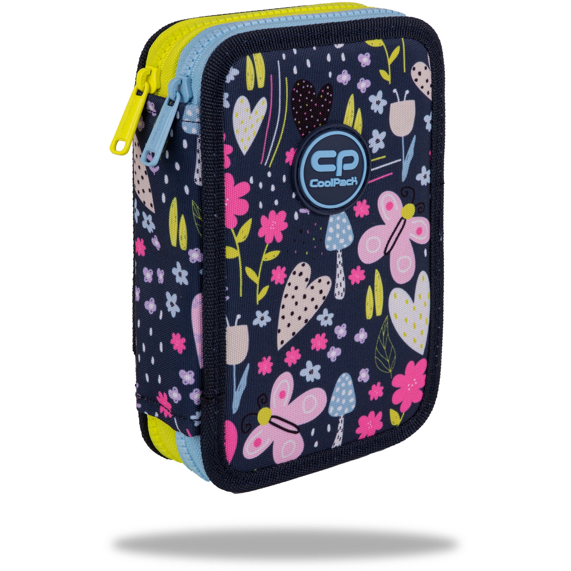Coolpack Jumper F066831 – Schüleretui, 2 Klappen, gefüllt, In the Garden, 13 × 5 × 20,5 cm