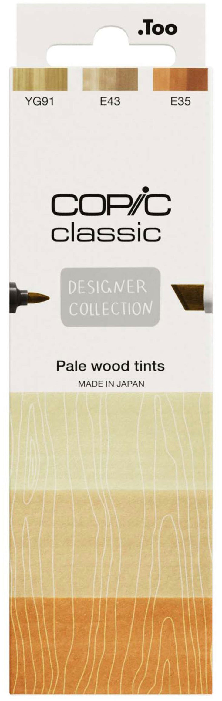 Copic Classic Designer Filzstifte – nachfüllbar, 3 Farben
