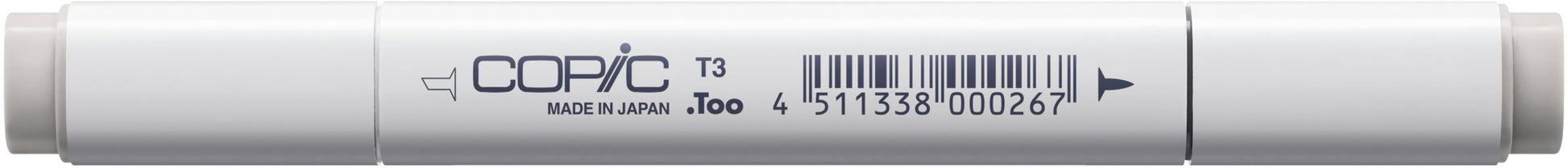 Copic Classic Marker, Doppelspitze – Kombi (breit + fein), alkoholbasiert, Toner Grau Nr. 3