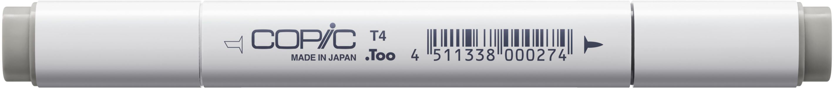 Copic Classic Filzstift, Doppelspitze – Kombi (breit + fein), alkoholbasiert, Toner Grey Nr.4