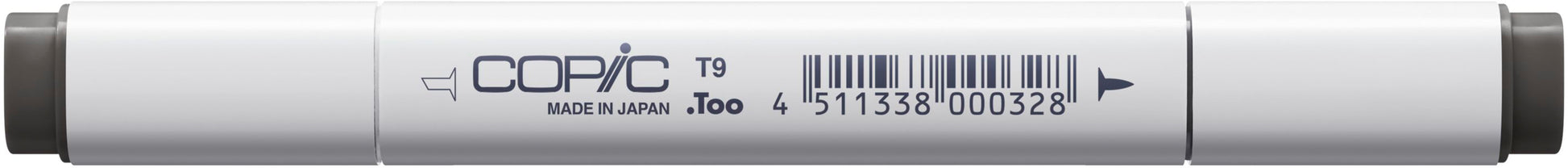Copic Classic Filzstift, Doppelspitze – Kombi (breit + fein), alkoholbasiert, Toner Grau Nr. 9