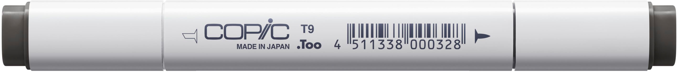 Copic Classic Filzstift, Doppelspitze – Kombi (breit + fein), alkoholbasiert, Toner Grau Nr. 9