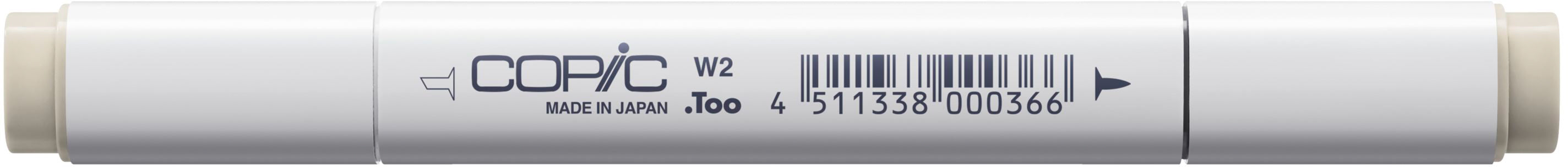 Copic Classic Marker, Doppelspitze – Kombi, alkoholbasiert, Warm Grey W2