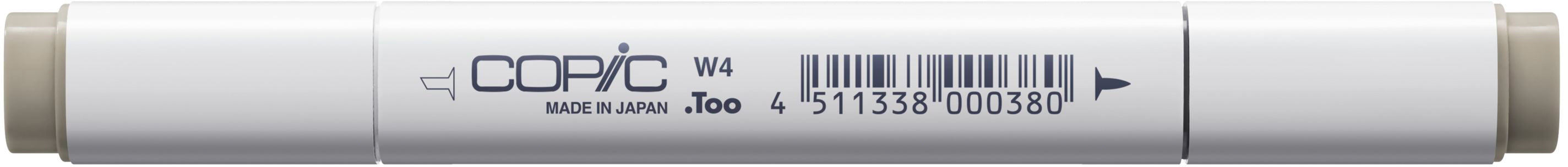 Copic Classic Filzstift, Doppelspitze – Kombi (breit + fein), alkoholbasiert, Warm Grey W-4