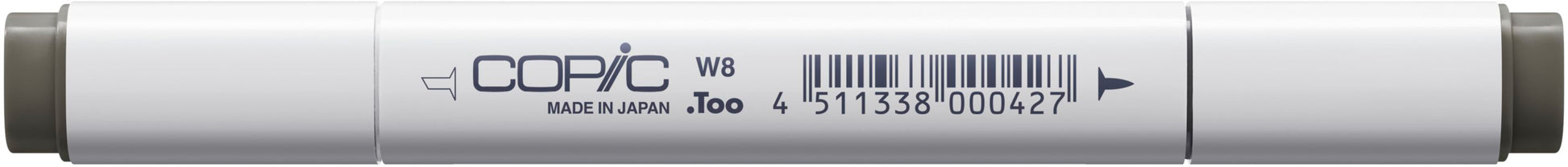 Copic Classic Marker, Doppelspitze – Kombi, alkoholbasiert, warmgrau W-8