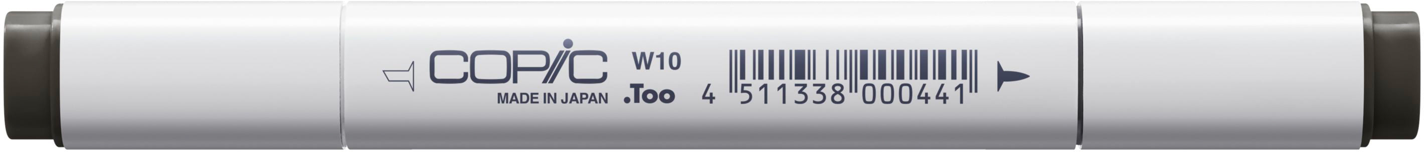 Copic Classic Marker, Doppelspitze – Kombi-Spitze, alkoholbasiert, warmgrau (W-10)