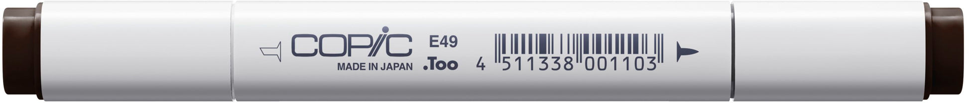 Copic Classic Marker – Doppelspitze, Kombi, alkoholbasiert, E49 Dark Bark