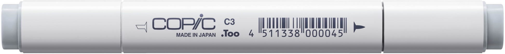 Copic Classic Marker, Doppelspitze – Kombi, alkoholbasiert, Cool Grey Nr. 3