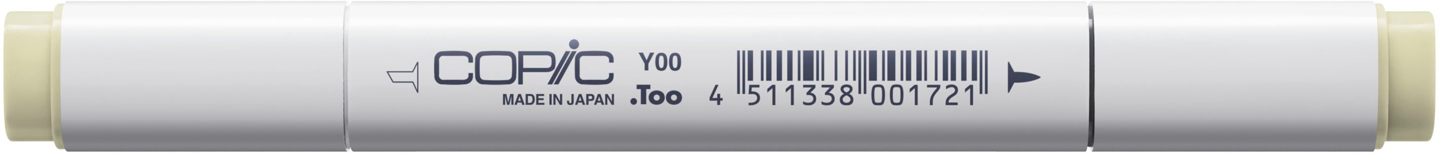 Copic Klassischer Filzstift, Doppelspitze – Kombi (breit + fein), alkoholbasiert, Barium Gelb